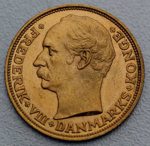 Goldmünze 20 Kronen "Frederik VIII." (Dänemark) - Hauptansicht