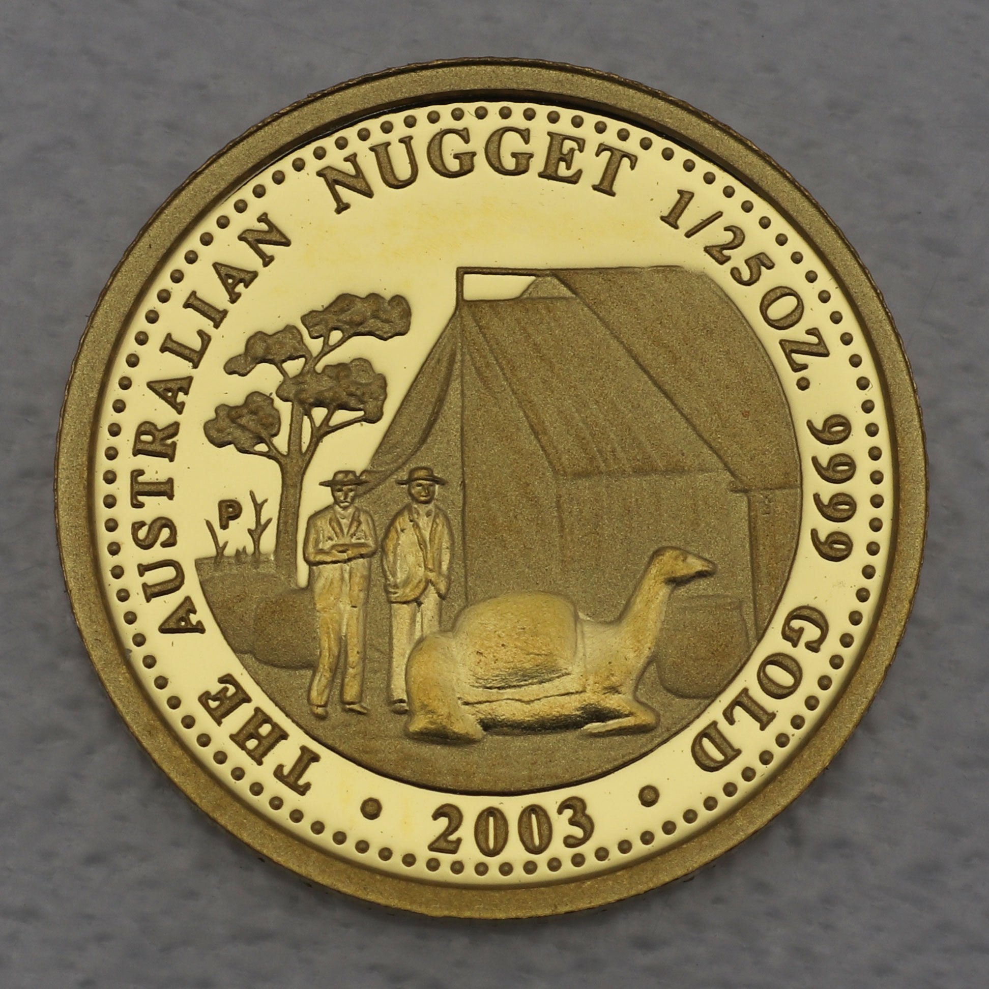 Goldmünze 1/25oz "Australian Nugget" 2003 Prospector (Australien) - Hauptansicht