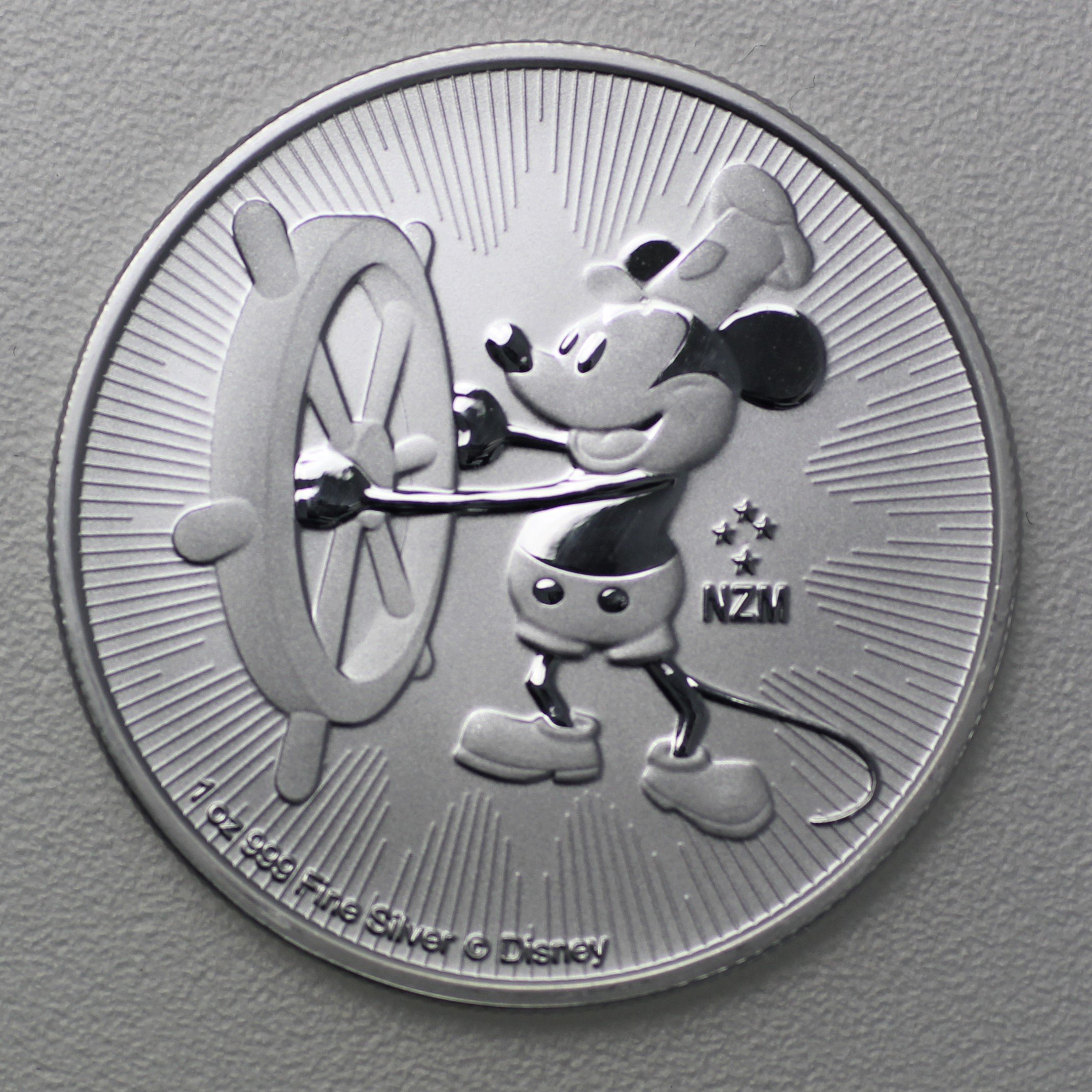 Silbermünze 1oz "Mickey Mouse" 2017 Steamboat Willie - Disney (Niue) - Hauptansicht
