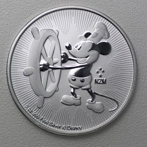 Silbermünze 1oz "Mickey Mouse" 2017 Steamboat Willie - Disney (Niue) - Hauptansicht