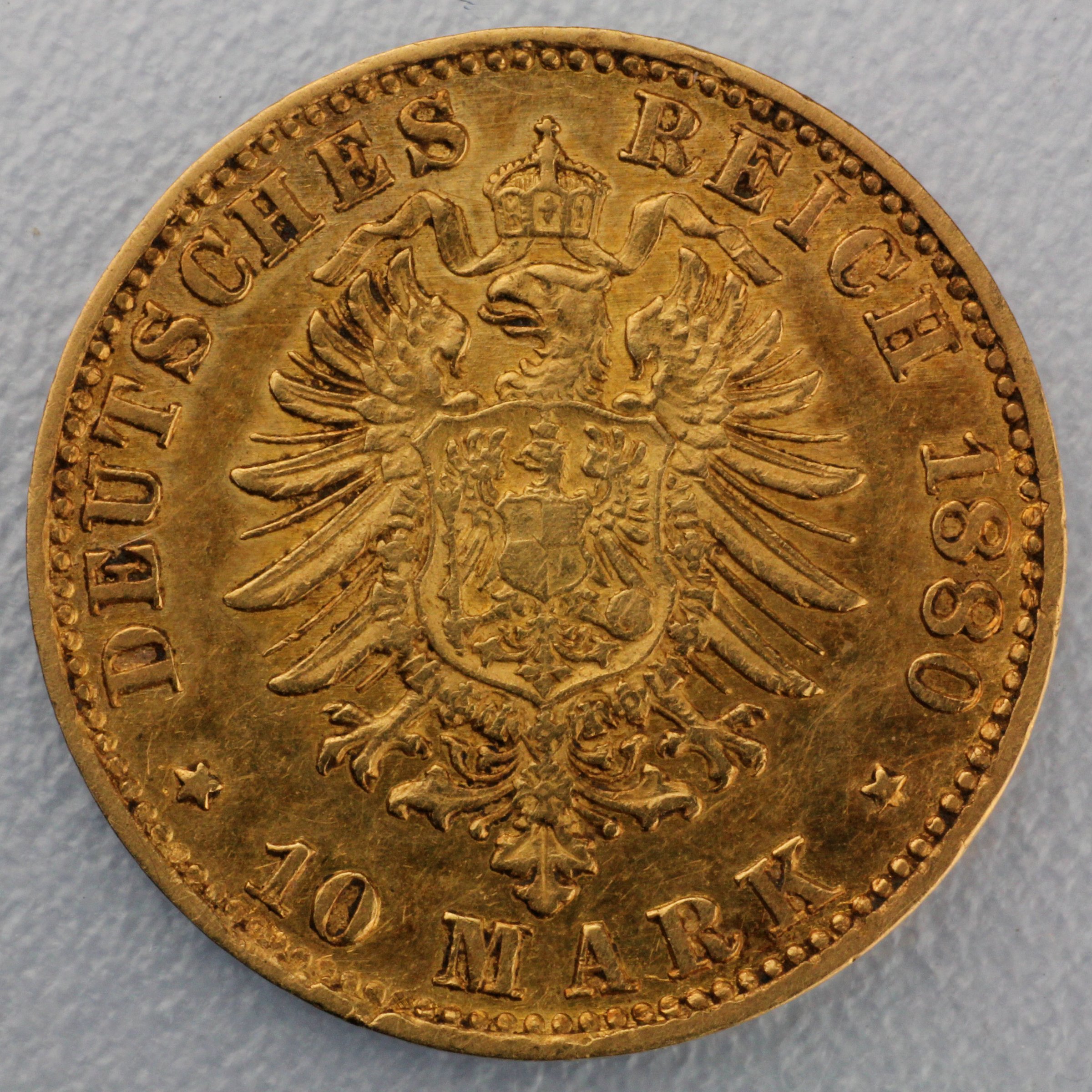 Goldmünze 10 Mark "Friedrich I." (Baden) - Detailansicht 1