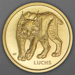 Goldmünze 20 Euro "Luchs" 2025 Rückkehr der Wildtiere (Deutschland) - Hauptansicht