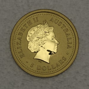 Goldmünze 1/20oz "Pferd" 2002 Lunar I – Year of the Horse (Australien) - Miniaturansicht 2