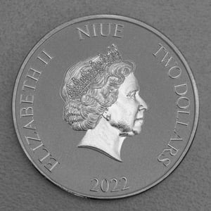 Silbermünze 1oz "Susi & Strolch" 2022 Disney (Niue) - Miniaturansicht 2