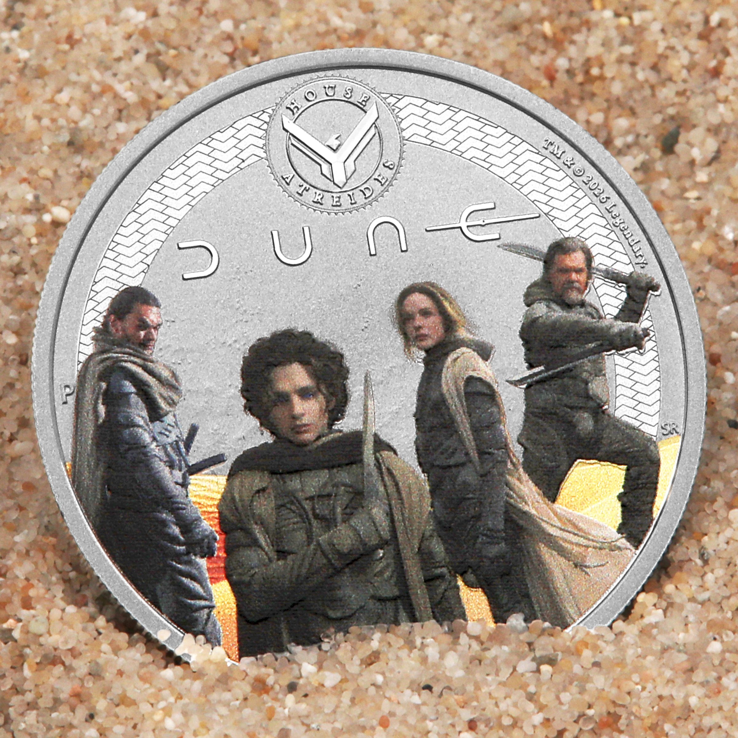 Silbermünze 1/2oz "Dune - House Atreides" 2026 (koloriert) (Tuvalu) - Detailansicht 5