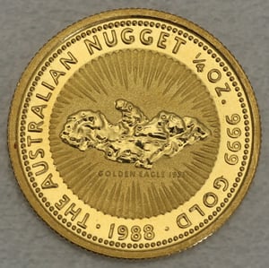 Goldmünze 1/4oz "Australian Nugget" 1988 (Australien) - Hauptansicht