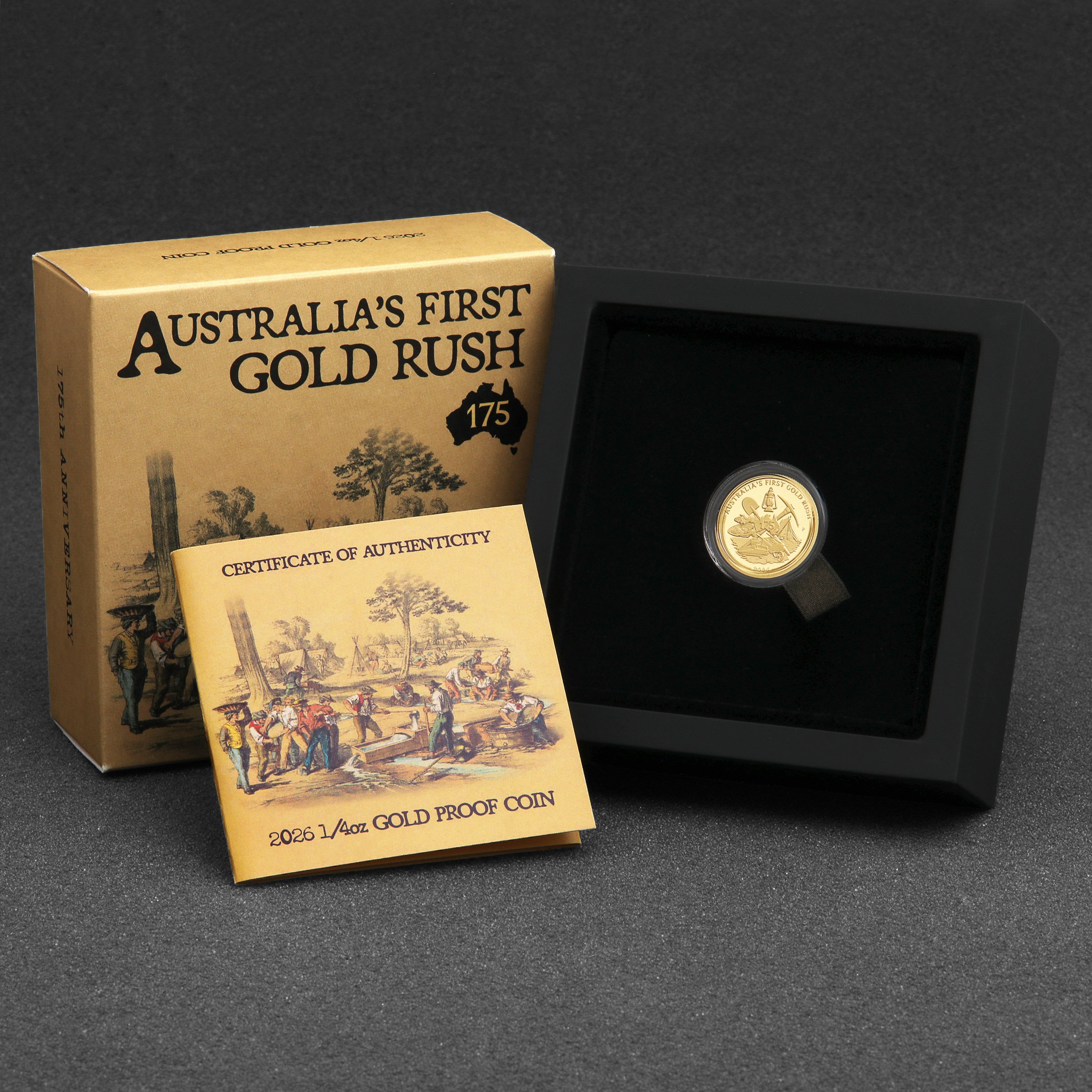 Goldmünze 1/4oz "Australia s First Gold Rush" 2026 (PP) 175th Anniversary (Australien) - Detailansicht 4