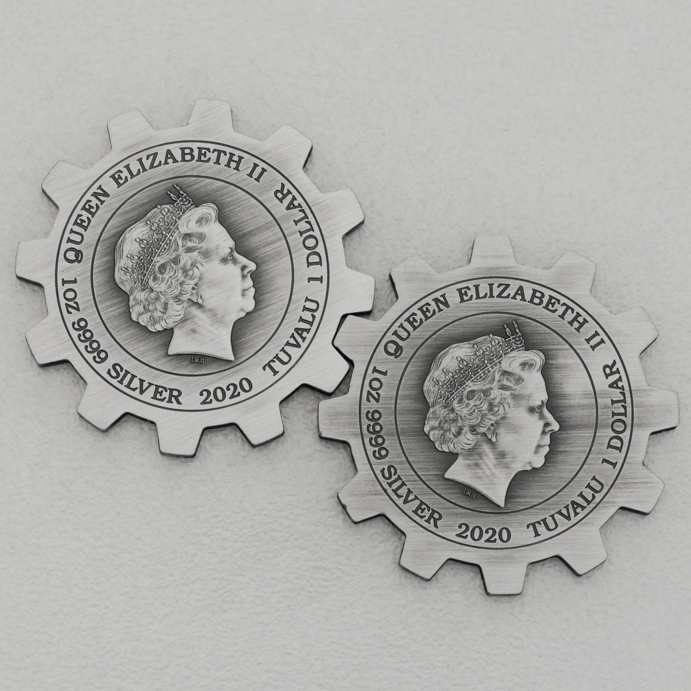 Silbermünzen 2 x 1oz "Industry in Motion" (AF) Set – 2-teilig (Tuvalu) - Detailansicht 5