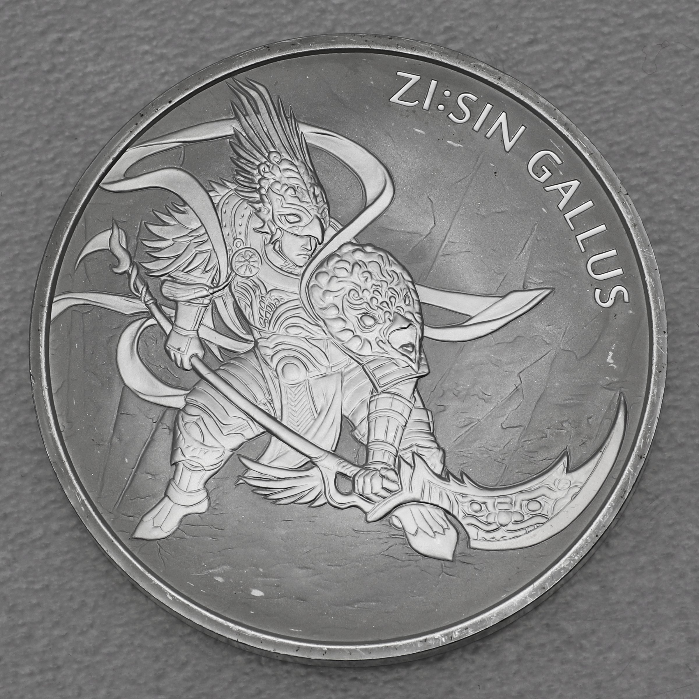 Silbermedaille 1oz "Zi:Sin Gallus" 2017 (Südkorea) - Hauptansicht