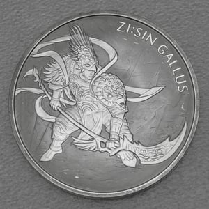 Silbermedaille 1oz "Zi:Sin Gallus" 2017 (Südkorea) - Miniaturansicht 1