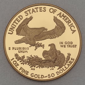 Goldmünzen "American Eagle" 2008 (PP) Set – 4-teilig (USA) - Miniaturansicht 3
